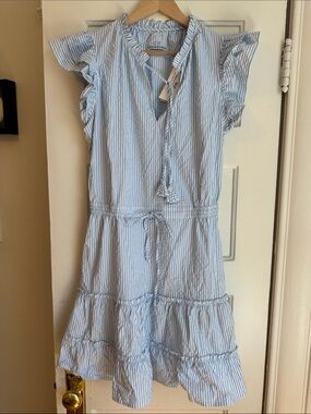 Vineyard vines searsucker Jake blue dress